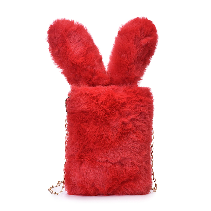 Фото к товару Сумка детская M1197 "Зайка пушистик" 19*15 см. Сумка детская M1197 "Зайка пушистик" 19*15 см.