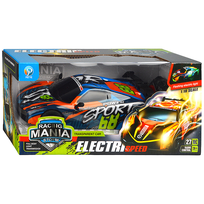 Фото к товару Машина PY999-6D "Турнир" р/у, 27 MHz, в коробке Машина PY999-6D "Турнир" р/у, 27 MHz, в коробке