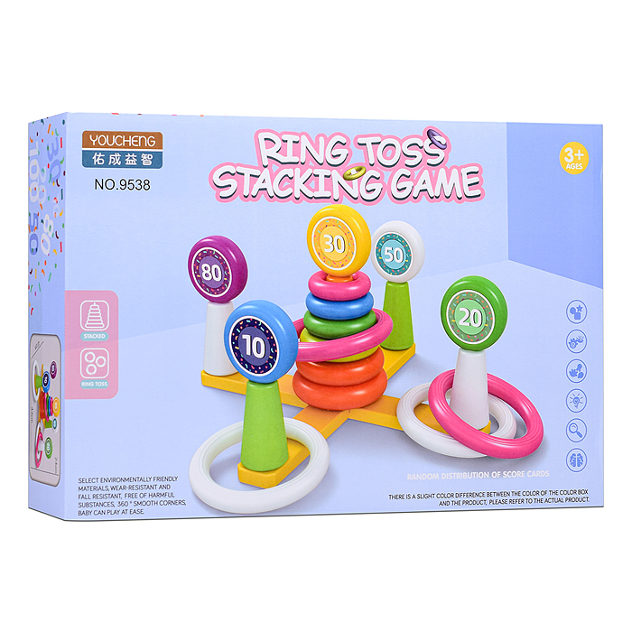 Фото к товару Кольцеброс 9538 "Попади в цель" в коробке Кольцеброс 9538 "Попади в цель" в коробке