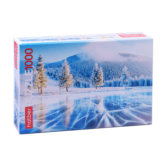 Пазлы 1000 "Голубой лед"
