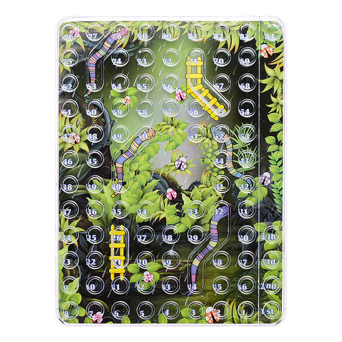 Игра настольная XS977-47E "Змеиные горки" в коробке