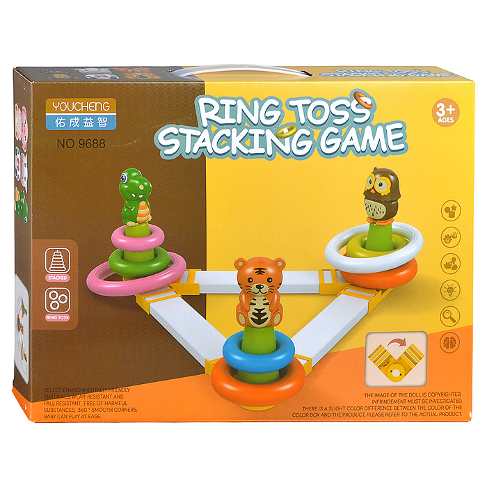 Фото к товару Кольцеброс 9688 "Спортивные зверята" в коробке Кольцеброс 9688 "Спортивные зверята" в коробке