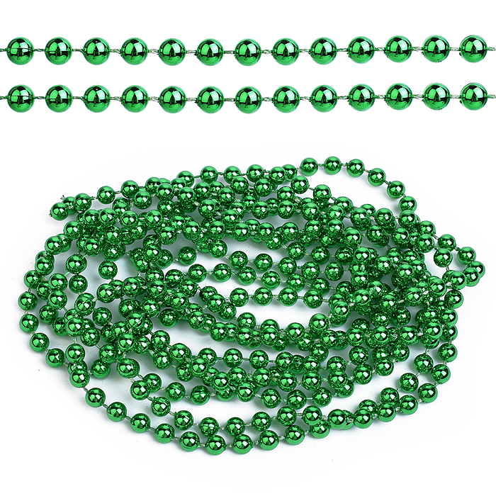 Бусы новогодние S2664 зелёные (2,7м)