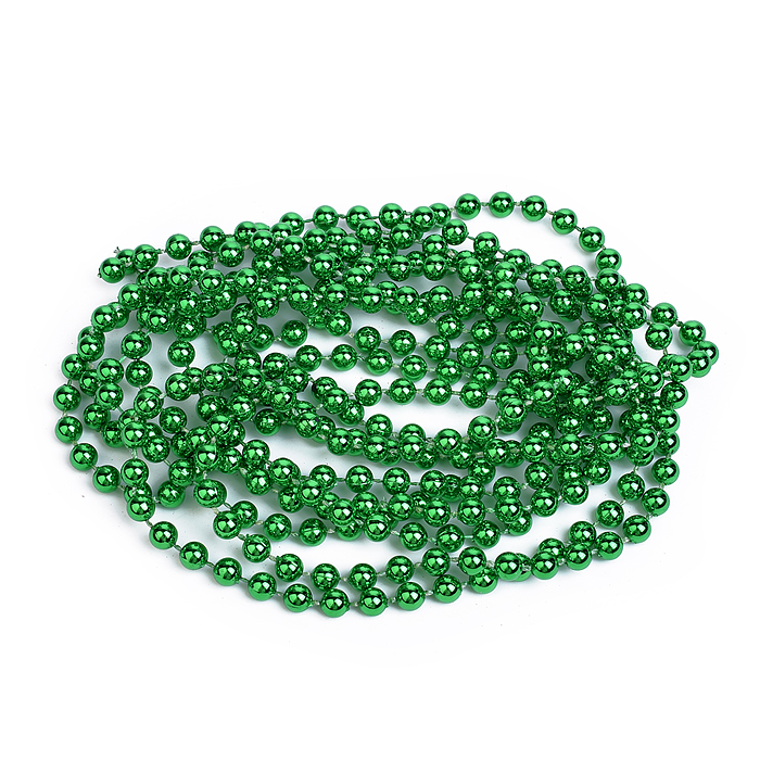 Бусы новогодние S2664 зелёные (2,7м)