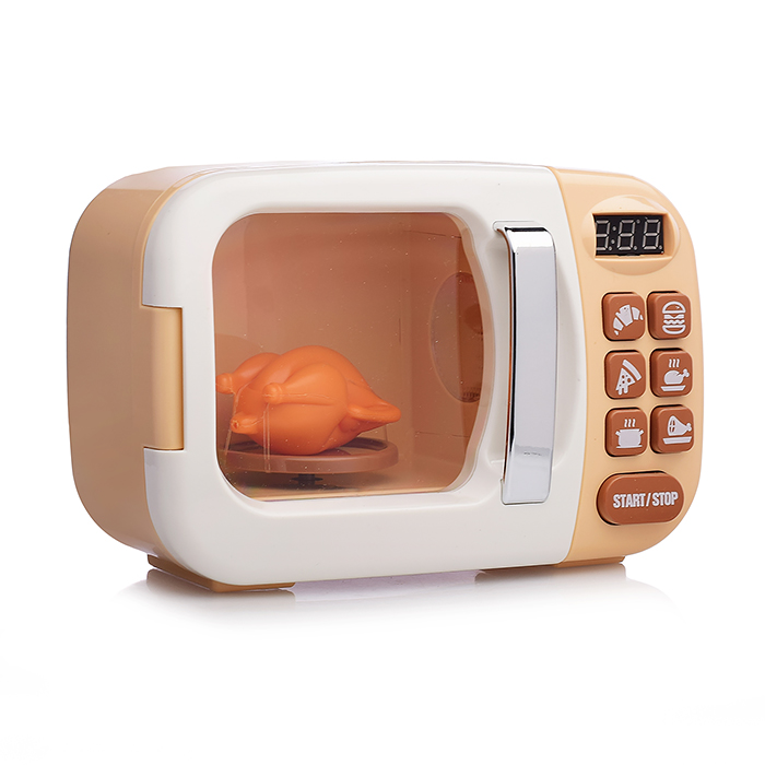 Фото к товару Бытовая техника A1005-5 "Микроволновая печь" на батарейках, с продуктами, бежевый, в коробке Бытовая техника A1005-5 "Микроволновая печь" на батарейках, с продуктами, бежевый, в коробке