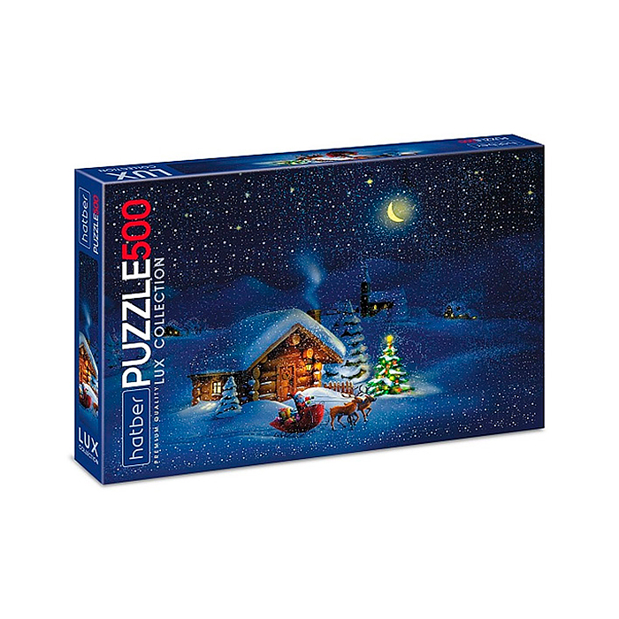 Пазлы 500 "Premium" круглые "Сказочная ночь" 