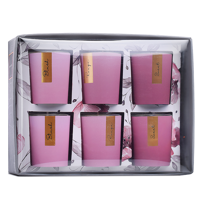 Фото к товару Набор свечей 00-7076 "Арома" (6шт.) в коробке Набор свечей 00-7076 "Арома" (6шт.) в коробке