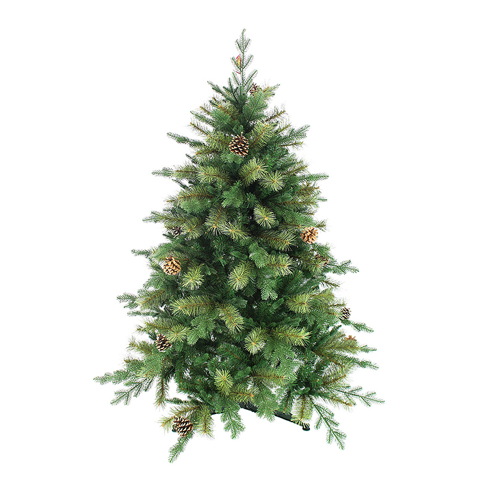 Ель искусственная "Боярская" зеленая с шишками 1,5 м Ель искусственная "Боярская" зеленая с шишками 1,5 м