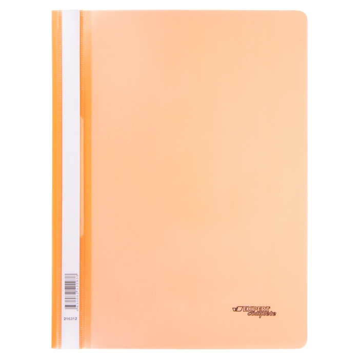 Папка-скоросшиватель A4 140/180 мкм. волокно оранжевый Trend neon