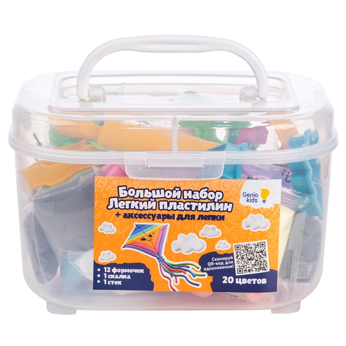 Набор для детской лепки из легкого пластилина "Творческая мастерская" Набор для детской лепки из легкого пластилина "Творческая мастерская"