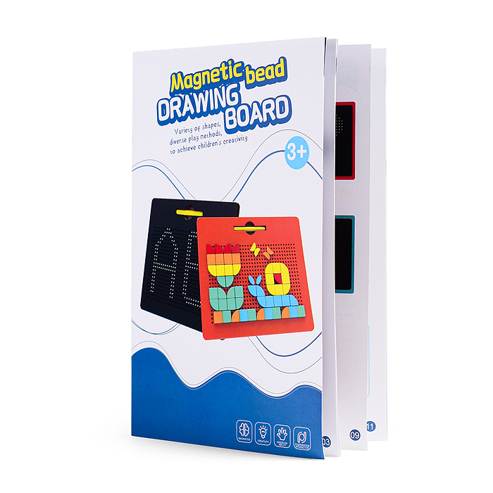 Фото к товару Доска магнитная TSQ-380A "Цветная фантазия" в коробке Доска магнитная TSQ-380A "Цветная фантазия" в коробке