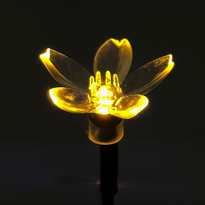 Фото к товару Электрогирлянда 3м, 20 ламп Цветочки, цветная Электрогирлянда 3м, 20 ламп Цветочки, цветная