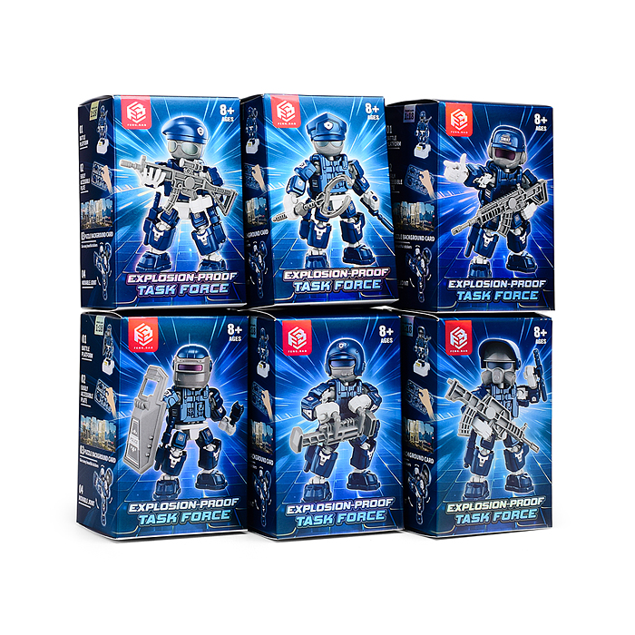 Фото к товару Робот FB134 "Полицейский" в коробке Робот FB134 "Полицейский" в коробке