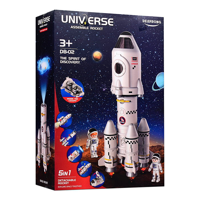 Фото к товару Набор космос DB-02 "Космическая экспедиция №2" в коробке Набор космос DB-02 "Космическая экспедиция №2" в коробке