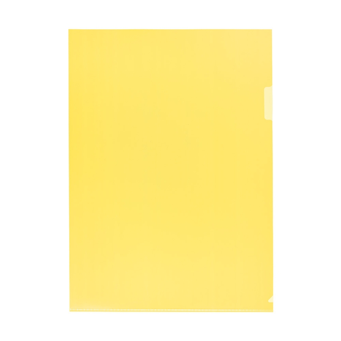 Папка-уголок A4 120 мкм. песок, желтый Classic Папка-уголок A4 120 мкм. песок, желтый Classic