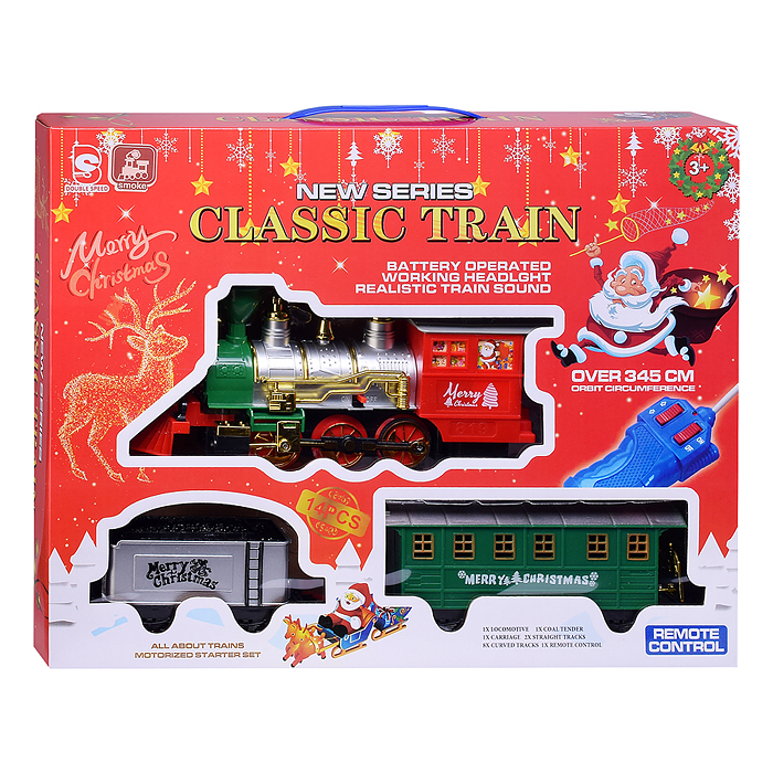 Фото к товару Железная дорога 8515CM(STEAM) "Рождественское путешествие" р/у, 27 MHz, в коробке Железная дорога 8515CM(STEAM) "Рождественское путешествие" р/у, 27 MHz, в коробке