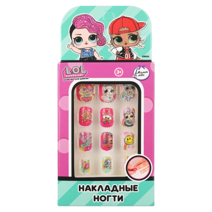 Накладные ногти "Лол" 