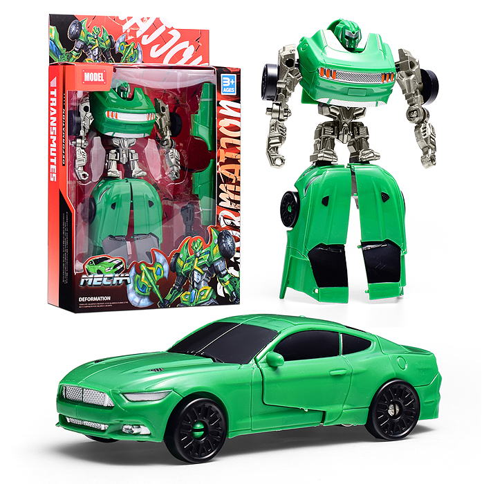 Робот HF348-3 "Автоскорость №2" трансформирующийся, в коробке