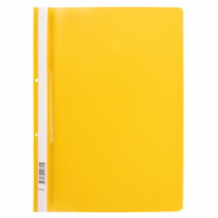 Папка-скоросшиватель с перфорацией A4 120/160 мкм. песок, желтый Classic 