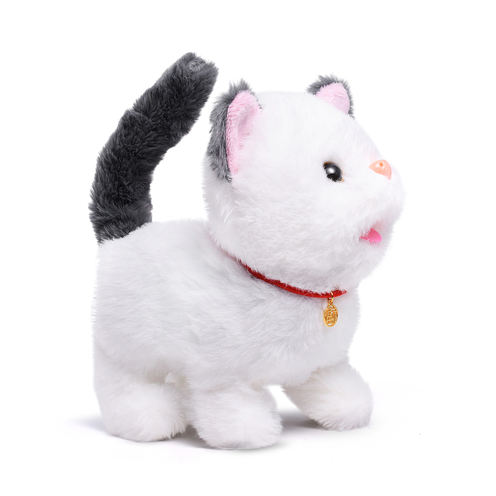 Фото к товару Кот 00-6810 "Барсик" (бегает, издаёт звук, виляет хвостом, открывает пасть), в пакете Кот 00-6810 "Барсик" (бегает, издаёт звук, виляет хвостом, открывает пасть), в пакете