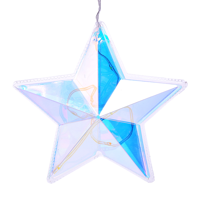 Фото к товару Электрогирлянда со звездами, цветная Электрогирлянда со звездами, цветная