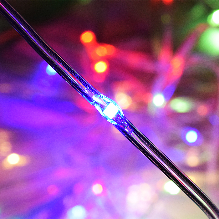 Фото к товару Электрогирлянда со звездами, цветная Электрогирлянда со звездами, цветная