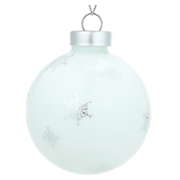 Новогоднее украшение. Елочный стеклянный шар "Грация" 6см 