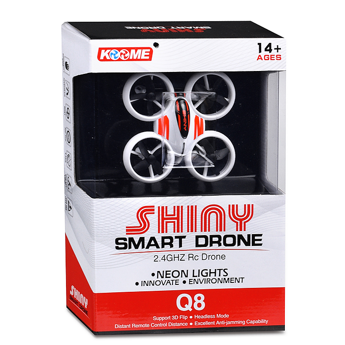 Фото к товару Квадрокоптер Q8 "Smart Drone" р/у, 27MHz, в коробке Квадрокоптер Q8 "Smart Drone" р/у, 27MHz, в коробке