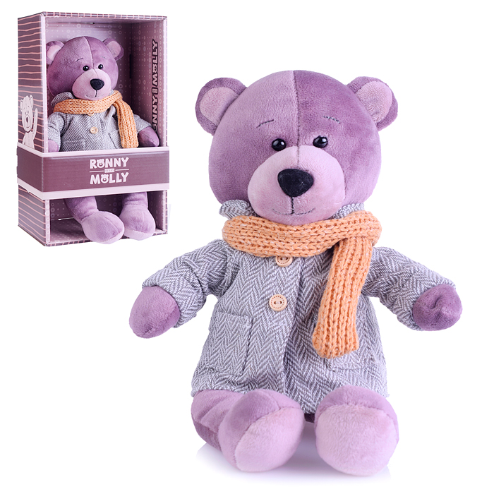 Мишка Ронни в Пальто, 21 см, в коробке  