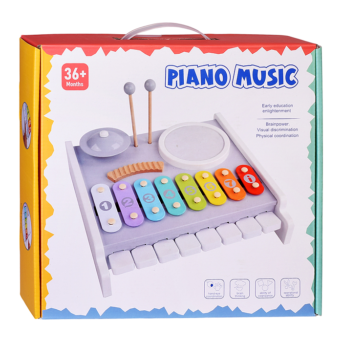 Фото к товару Набор инструментов D2000 "Создай свой ритм" в коробке Набор инструментов D2000 "Создай свой ритм" в коробке