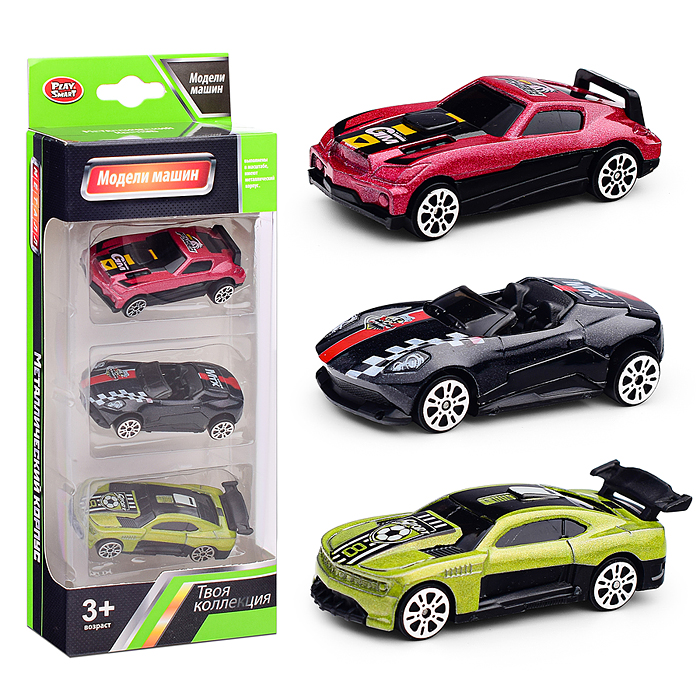 Фото к товару Набор машин 6673 "Гонки в городе" в коробке Набор машин 6673 "Гонки в городе" в коробке