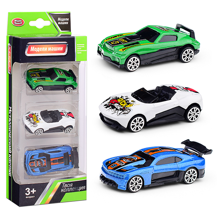 Фото к товару Набор машин 6673 "Гонки в городе" в коробке Набор машин 6673 "Гонки в городе" в коробке