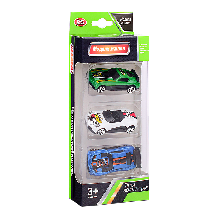 Фото к товару Набор машин 6673 "Гонки в городе" в коробке Набор машин 6673 "Гонки в городе" в коробке