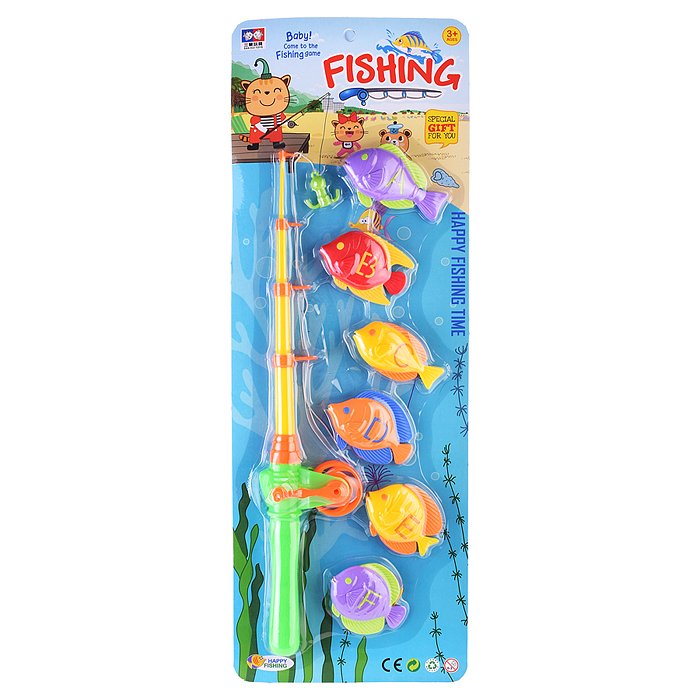 Набор рыбалка 329-A27A "Рыбки" на листе Набор рыбалка 329-A27A "Рыбки" на листе