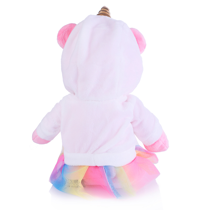 Мишка Молли в Худи Единорога и Юбке-Сетке, 21 см, в коробке 