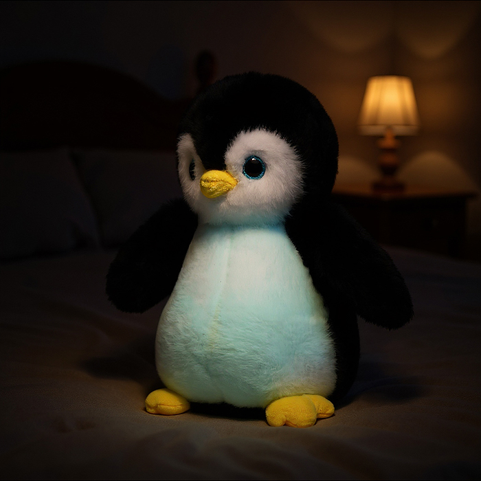 Мягкая игрушка М1523 "Пингвин" 25 см. (светится в темноте)