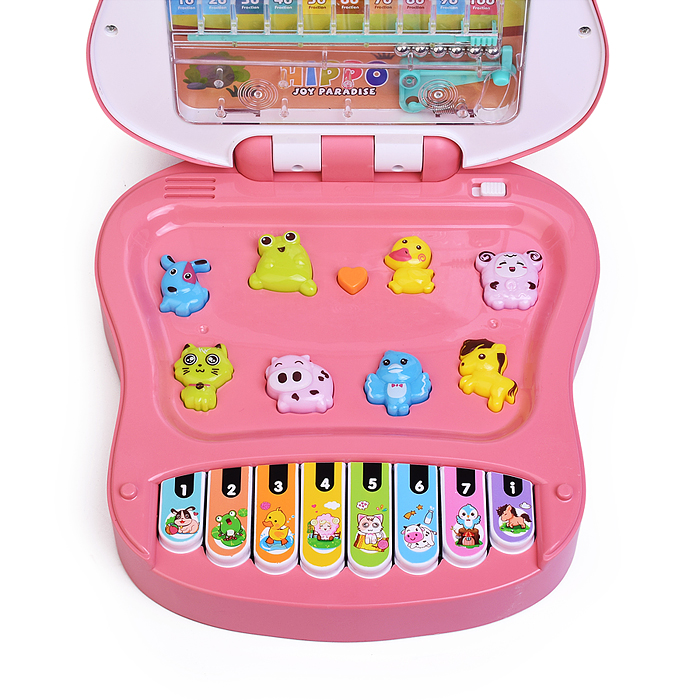 Игрушка развивающая-пианино 8871B "Бегемотик" в коробке