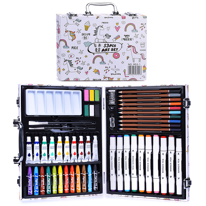 Набор для юного художника Bi-010-049 "Мечтающий Единорог" (53 предмета)