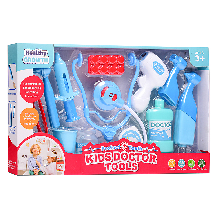 Фото к товару Набор доктора A82-1 "Милый доктор" в коробке Набор доктора A82-1 "Милый доктор" в коробке