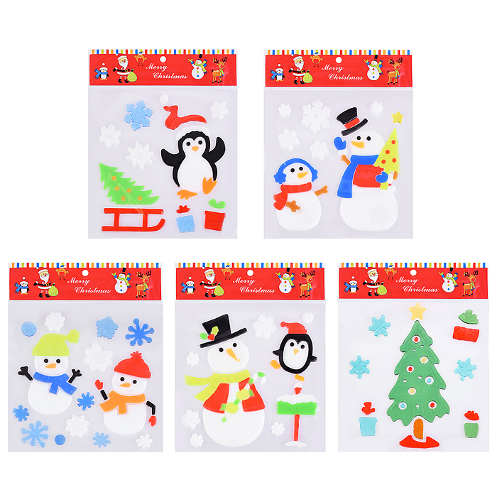 Наклейки для декора S2674 "Зимние радости" (18х18 см) Наклейки для декора S2674 "Зимние радости" (18х18 см)