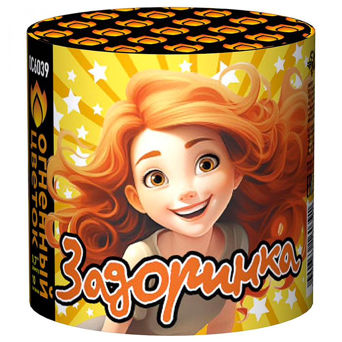 Батарея салютов "Задоринка" (0,7" х 10 залп.) * в кор. 40 шт. Срок до 01.04.28