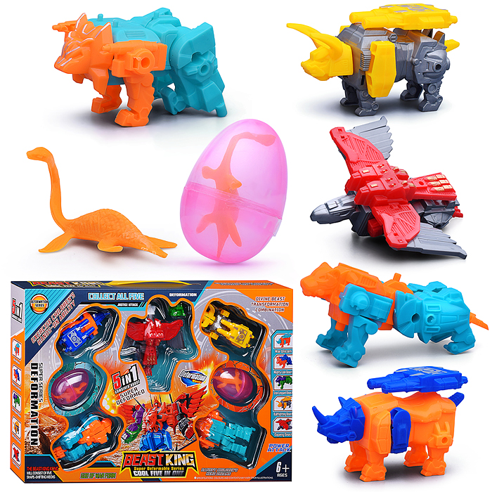 Робот MJL-031 трансформирующийся в динозавра, в коробке Робот MJL-031 трансформирующийся в динозавра, в коробке