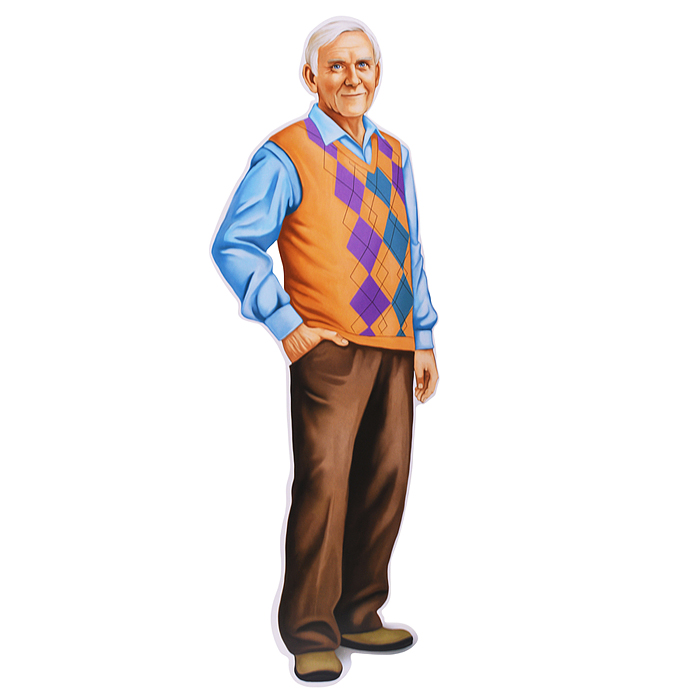 Фото к товару Комплект для оформления интерьера "Семья" 6 фигурных плакатов Комплект для оформления интерьера "Семья" 6 фигурных плакатов