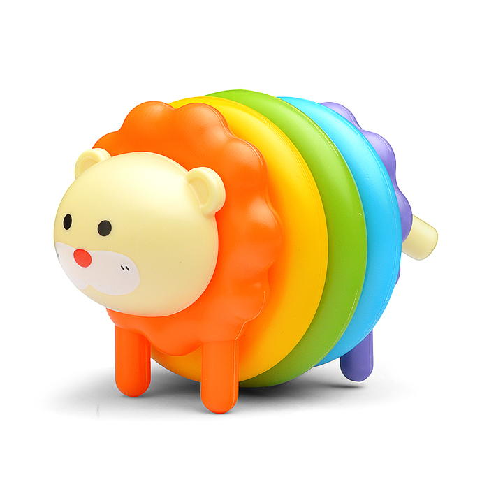 Фото к товару Пирамидка 52126-52127 "Зверёк" в коробке Пирамидка 52126-52127 "Зверёк" в коробке