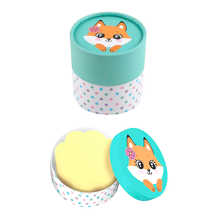 Блок бумажный для записей "Cute. Fox" 70x70 мм, 700 листов, пастельный 