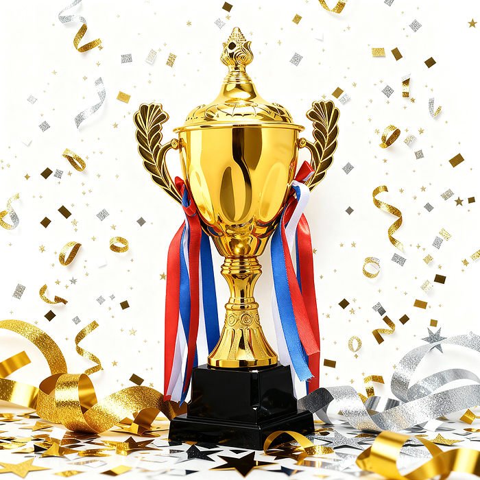 Кубок спортивный 00-6982 металл (29 см) Кубок спортивный 00-6982 металл (29 см)