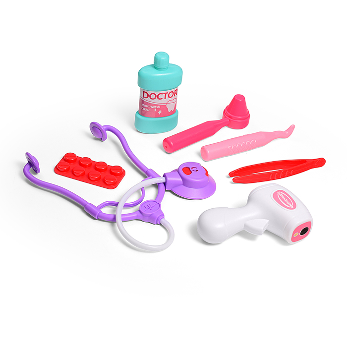 Фото к товару Набор доктора A80-6 "Маленький врач" в пакете Набор доктора A80-6 "Маленький врач" в пакете