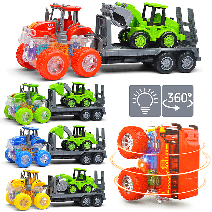 Машина YM-1112G1 "Фермерский транспорт" в пакете