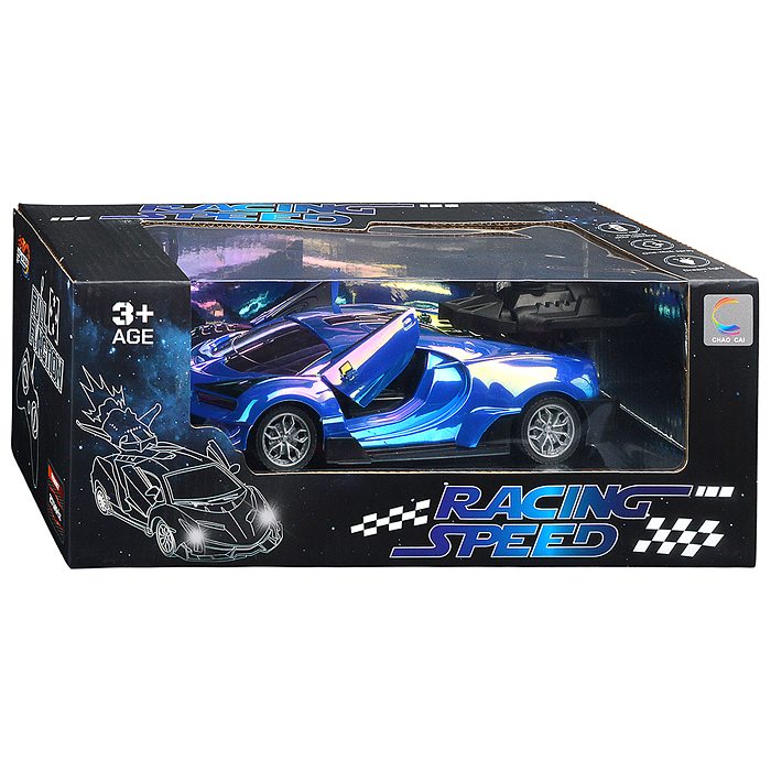 Фото к товару Машина 6818A "Гонки на трассе" р/у 27 MHz, в коробк Машина 6818A "Гонки на трассе" р/у 27 MHz, в коробк