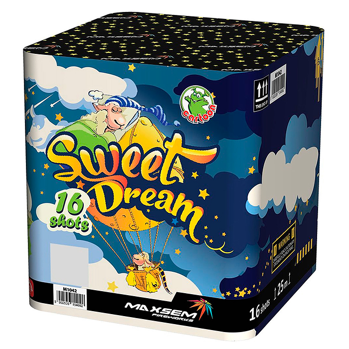Батарея салютов "Sweet Dream" (1" х 16 залп.) Батарея салютов "Sweet Dream" (1" х 16 залп.)